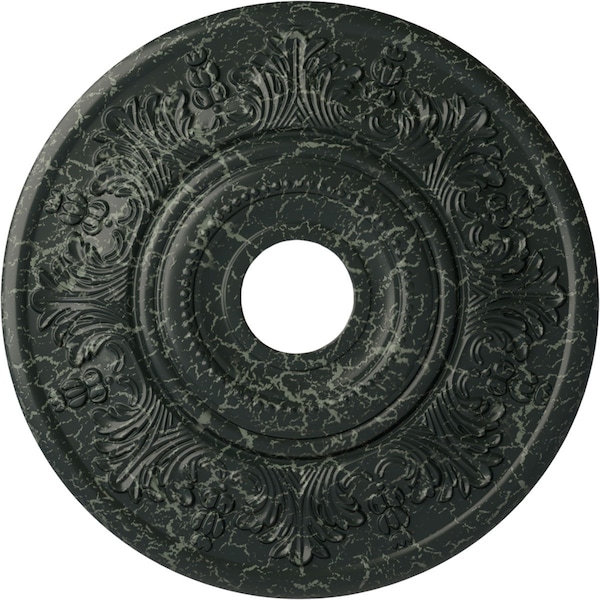 Ekena Millwork Vienna Ceiling Medallion (Canopies up to 6 1/2"), 20"OD x 3 1/2"ID x 1 1/2"P, Painted Turtle Crackle CM20VIPTC - main